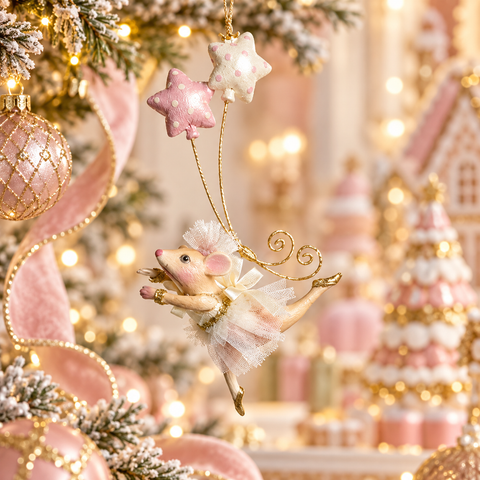 MOUSE PENDANT WITH BALLOONS