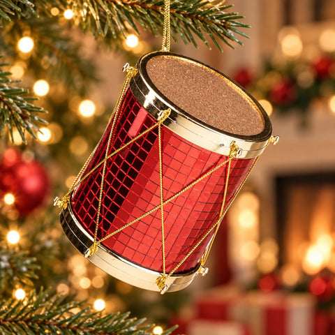 Christmas decoration "Tamburello" 7cm