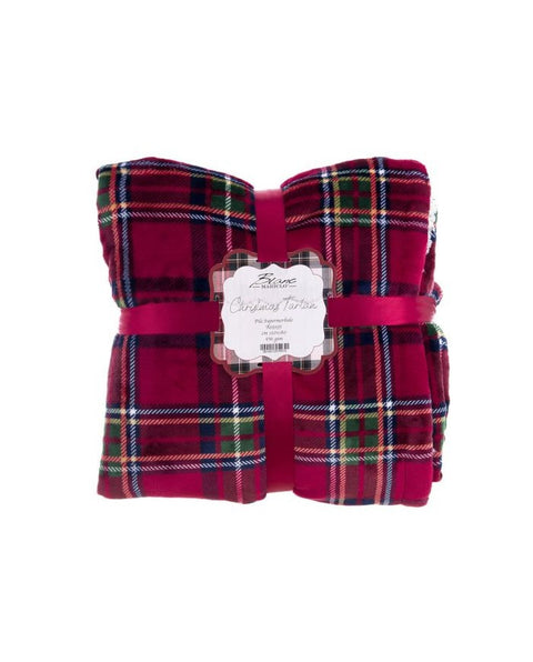 PLAID SHERPA CHRISTMAS TARTAN