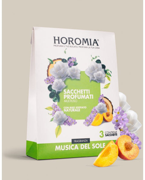 SACCHETTI PROFUMATI MULTIUSO FRAGRANZA MUSICA DEL SOLE HOROMIA