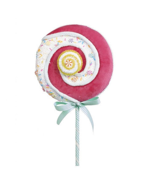 GLITTERS SPIRAL LOLLIPOP THE CANDY KINGDOM