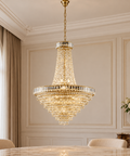 Lampadario Classico in Ferro e Ottone Dorato con Strass – Bonetti Illumina Vladimir, 8 e 11 Luci ambientata