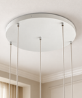 Rosone Multicavo Circolare in Ferro – Bonetti Illumina, Ø8, Ø40 e Ø50 cm ambientata