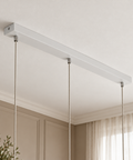Rosone Multicavo Rettangolare in Ferro – Bonetti Illumina, 50x5 e 70x5 cm ambientata