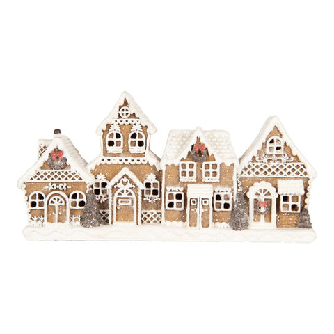 Villaggio Casetta di Pan di Zenzero - Clayre & Eef, 25x6x13 cm