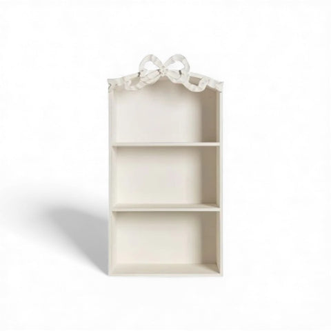 Bacheca da Parete in Legno con Fiocco Shabby Chic 43x18xH84 cm – L’Arte di Nacchi