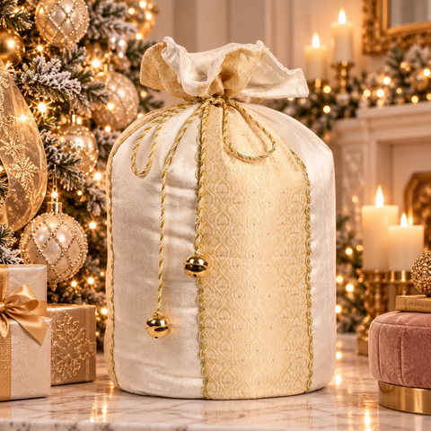 Sacchetto Regalo in Broccato e Velluto Re Sole - Goodwill, 32cm