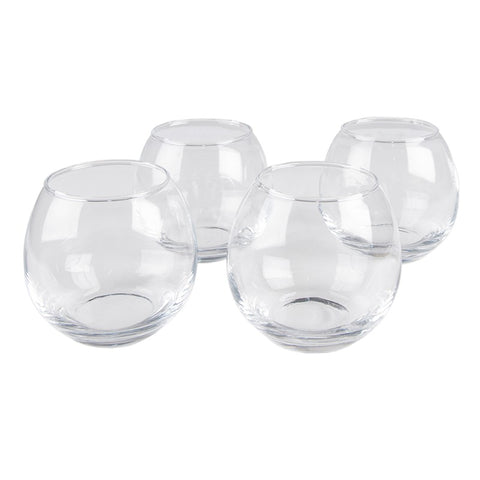 Set Caraffa con 4 Bicchieri in Vetro – Caraffa 1740 ml + Bicchieri 375 ml