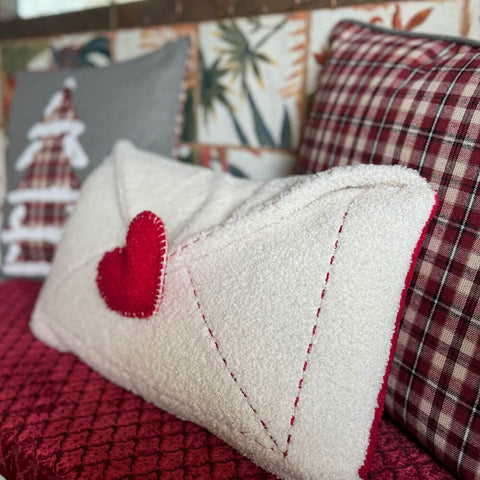 Tris Cuscini Arredo “Chalet” – Stile Rustico e Romantico – L’Atelier 17