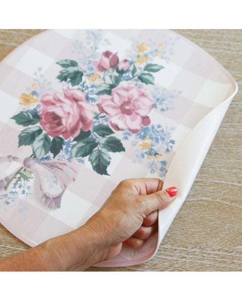 ROUND PLACEMAT DELIRIUM FLOWERED