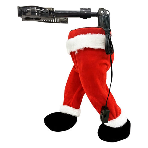 Decorazione Gambe di Babbo Natale - Clayre & Eef, 15x13x37cm