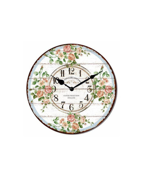 Country cottage clock