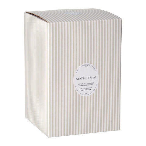 Diffuseur Électrique de Brume Parfumée Les Intemporelles 100 ml – Diffusore Elettrico in Vetro Strié Rosé con Luce – Mathilde M