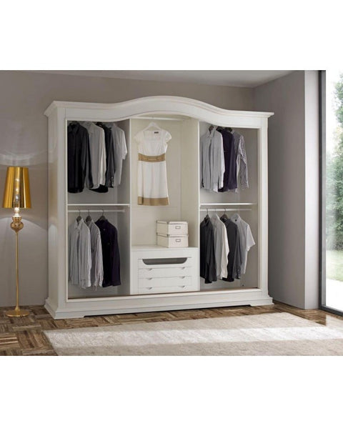 Shaped wardrobe 3 doors 