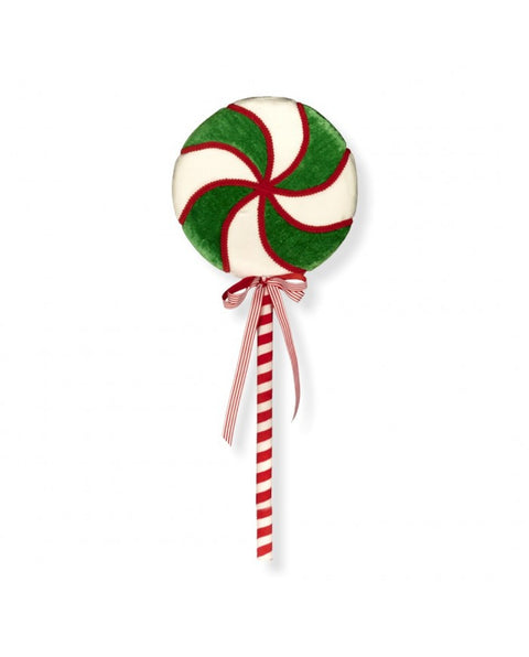 LOLLIPOPS IN THE CANDY KINGDOM GREEN FABRIC