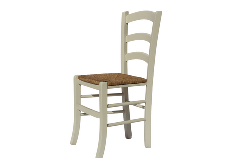 Fabiana chair with straw seat