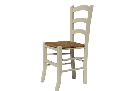 Fabiana chair with straw seat