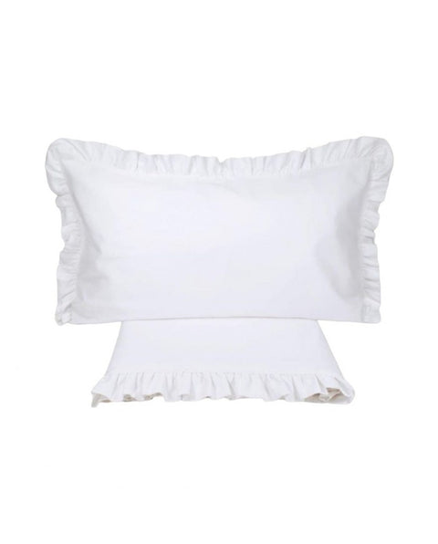 SHEETS WITH IVORY DOUBLE PILLOWCASES