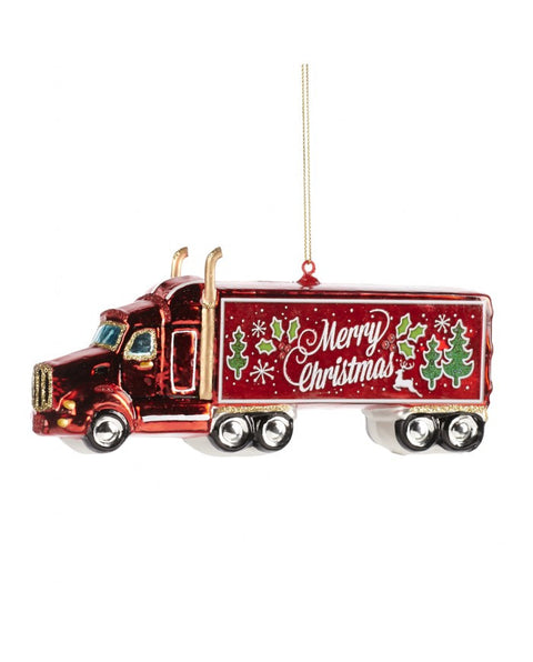 MERRY XMAS TRUCK PENDANT