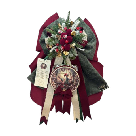 Fiocco Natalizio “Elfi del Cuore” – Altezza 40 / 50 / 80 cm – Madame Fioccò