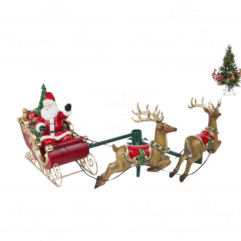 Santa's Sleigh for Tree 79cm