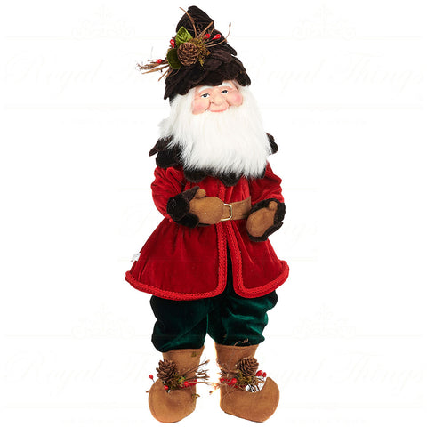 Decoración navideña "Gnomos trabajadores" 48cm