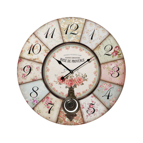Orologio a pendolo Rose de Provence