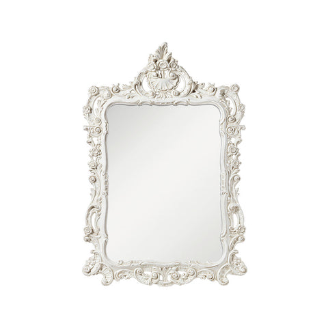 Specchiera a Cuspide Intagliata L'Arte di Nacchi - 72x106x7 cm