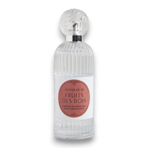 Les Intemporelles Room Fragrance 100 ml – Fruits des Bois – Spray Ambiente Mathilde M in Vetro Rigato
