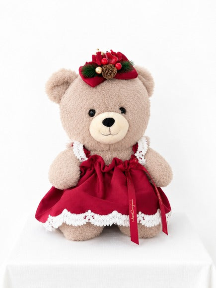 Orsetti Natalizi Vestiti Angelino, Angelina, Hansel e Gretel – Linea Teddy by Mata Creazioni, H 30 cm