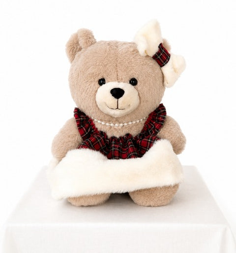 Orsetti Natalizi Vestiti Angelino, Angelina, Hansel e Gretel – Linea Teddy by Mata Creazioni, H 30 cm