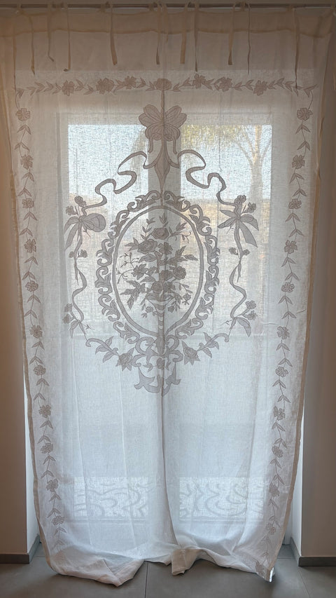Coppia Tende Afrodite -  in Lino