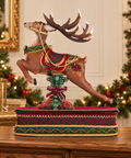 Renna Natalizia su Base Holiday Magic Edizione Limitata – Goodwill by Katherine's Collection, 62cm in ambientazione natalizia