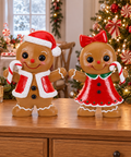 Statuina Natalizia Omino di Pan di Zenzero Gingerbread Town Bambino o Bambina – Goodwill, 49,5cm in ambientazione natalizia