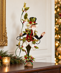 Figura Natalizia Monsieur Holly Verde e Rosso Edizione Limitata – Goodwill by Mark Roberts, 70cm in ambientazione natalizia