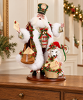Babbo Natale Mail Call con Cane Edizione Limitata – Goodwill by Mark Roberts, 66cm in ambientazione natalizia
