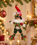 Toymaker Santa Fairy Goodwill 28 cm in ambientazione natalizia