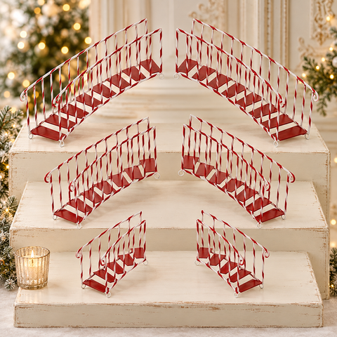Set sei scale decorative Grand Staircase Goodwill 41–56 cm ambientato
