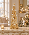 Albero oro con perle Goodwill 48 cm ambientato