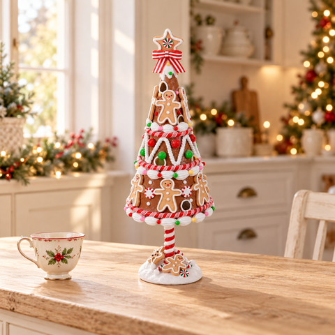 Albero Gingerbread Goodwill 33 cm ambientato