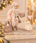 Statuina Babbo Natale con Doni in Poliresina – Clayre & Eef in ambientazione natalizia