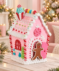 Casetta di Dolcetti e Marzapane Decorativa Natalizia – Goodwill, 25cm in ambientazione natalizia