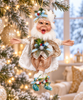 Elfo Natalizio Let It Snow Edizione Limitata – Goodwill by Mark Roberts, 30cm in ambientazione natalizia