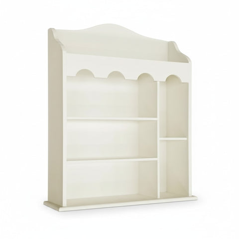 Pensile da Cucina Shabby Chic Crema con Ripiani - 37x11.5x44.5 cm