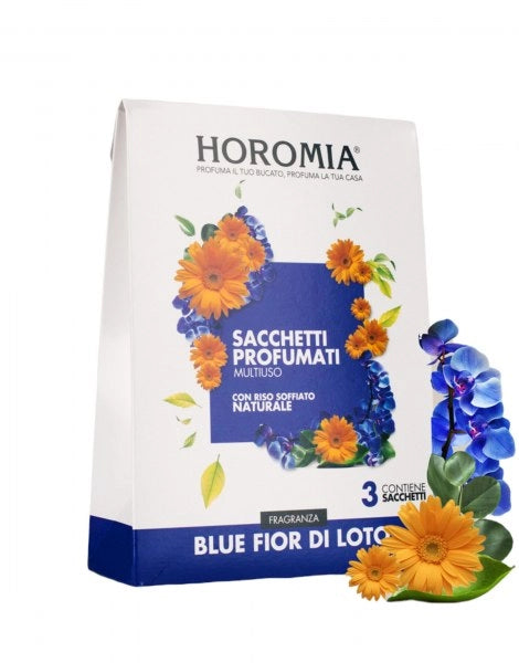 MULTIPURPOSE SCENTED BAGS HOROMIA LOTUS FLOWER BLUE FRAGRANCE 