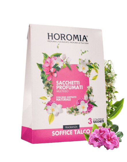 MULTIPURPOSE SCENTED BAGS SOFT FRAGRANCE HOROMIA TALC