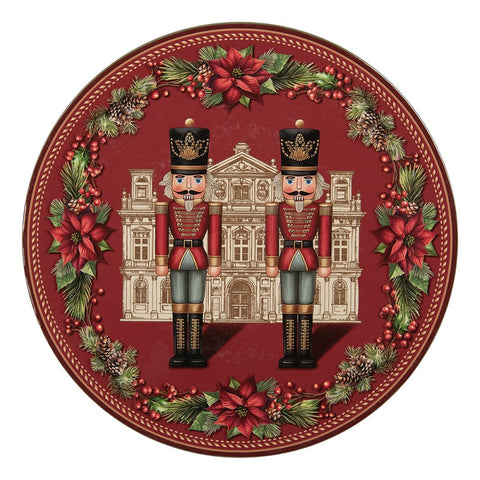 Sottopiatto Natalizio Schiaccianoci - Clayre & Eef, Ø 33 cm