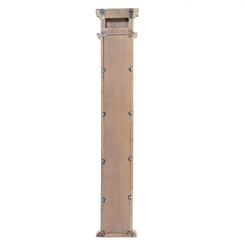 Specchio da Parete Rettangolare Bianco Anticato - Clayre & Eef, 28x145cm