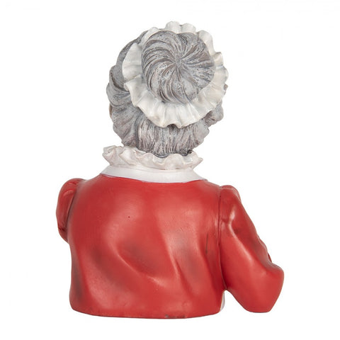 Statuetta Decorativa Mamma Natale Busto - Clayre & Eef, 19x18x23cm