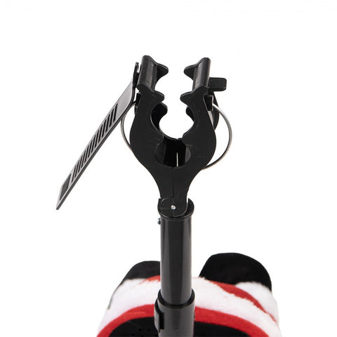 Decorazione Natalizia Gambe Animato di Babbo Natale per Albero - Clayre & Eef, 30x13x54cm